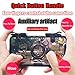 Produktbild Fanxing 1 Paar Handy Spiel Controller Sensitive Shooting & Target Tasten Gaming Shooter Trigger L1R1 für PUBG Smartphone (A)