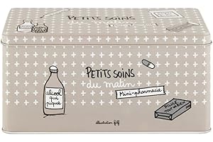 DLP DERRIERE LA PORTE Boîte à Pharmacie 'Petits Soins du Matin 23x10,5x11,5 cm