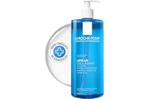 La Roche-Posay Lipikar, Gel Detergente Lenitivo Per Viso e Corpo, Per Pelli Sensibili e Secche, Pelle Idratata ed Effetto Anti-Secchezza, Con Niacinamide e Burro di Karité, Surgras, 750 ml