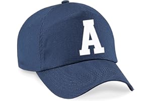 4sold New Cap Alphabet A-Z Childrens Navy Cotton A-Z Summer Sun Hat UV Protection Children School Kids Caps Hat Sport Boy Unisex Adjustable Baseball Holidays School - I