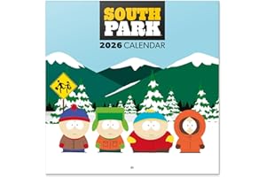Grupo Erik Wall Calendar 2026 - South Park Calendar 2026 | Square 30 x 30 cm - 12 x 12 inches Wall Planner, Family Planner Month To View | Gifts South Park Merchandise, Gifts For Friends