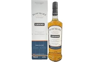 Bowmore Legend Islay Single Malt Scotch whisky avec étui, Whisky Écossais 40% - 70cl