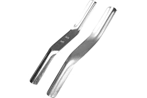 DASNTERED 2pcs Brick Jointer Tool, 1/2 inch x 5/8 inch Double End Mortar Finishing Tool for Builders and Bricklayers