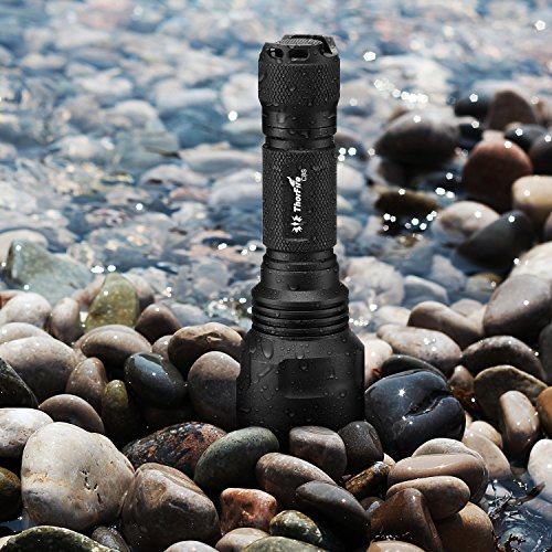 ThorFire C8s Taschenlampe, Cree XM-L2 LED Taschenlampe Lampens 900LM Taschenlampe Licht Angetrieben durch 18650 Akku Für Radfahren Jogging Camping Wandern Jagen - 5