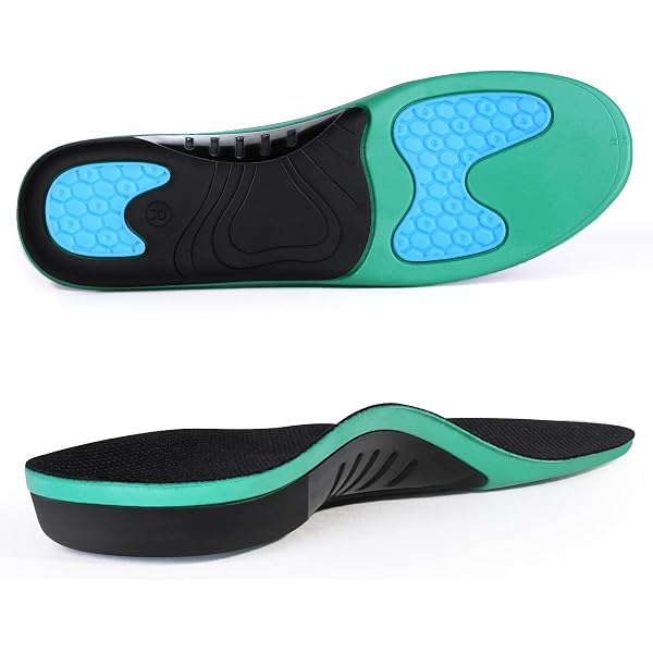 Kelaide Orthopädische Einlegesohlen – Fersensporn Einlagen Mit Fußgewölbestütze, Für Damen & Herren, Gegen Plantarfasziitis & Plattfuß (Rot, Unisex)