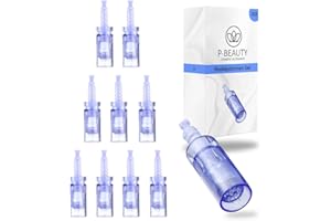P-Beauty Cosmetic Accessories Cartuchos de aguja Dermapen de 12 pines, A6, cartuchos de aguja de repuesto para Derma Electric Pen | adecuado para dispositivos Dermapen A6 | 10 unidades (12 pines)