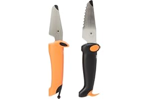 ‎KUHN RIKON KUHN RIKON kinderkitchen Kindermesser Set Hund, schwarz/orange, Edelstahl, Schwarz & Orange