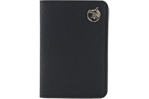 Lychii Portefeuille Passeport en Cuir pour Femme et Homme, PU Voyage Protecteur Portefeuille Pochette étui de Protection pour Passeport, Carte d'embarquement, Carte d'identit