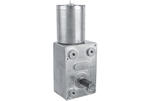 DC 12 V Dwustronny turboprzekładnia ślimakowa o wysokim momencie obrotowym Redukcja prędkości silnika prądu stałego Silnik elektryczny Całkowity metal 5/6/20/40/62 (RPM) (40 RPM)