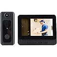 Annadue WiFi Wireless Video Door Phone, 1080P Doorbell Camera with Monitor, Video Intercom System with Night Vision Video Doorbell for Home Surveillance