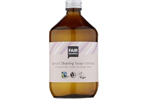 ‎FAIR SQUARED FAIR SQUARED Shaving Soap Apricot Rasierseife - Rasur Seife für jede Haut - vegane Naturkosmetik - Zero Waste