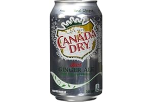 Canada Dry Diet Ginger Ale Fridge Pack Cans, 355 mL, 12 Pack