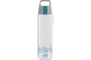 ‎SIGG SIGG - Tritan Renew Trinkflasche - Total Clear ONE - Für Kohlensäurehaltige Getränke Geeignet - Spülmaschinenfest - Auslaufsicher - Federleicht - Kratzfest - BPA-frei - 0,75L / 1,5L