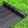 SVE SIDDHI VINAYAK ENTERPRISES Weed Mat 1 Meter (3.25 Feet) Width 50 Meter (160 Feet) Length 110 GSM Garden Weed Fabric Heavy-Duty Weed Block Gardening Mat Eco-Friendly Weed Control Bed Gardening Mat