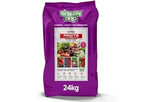 GREEN ORO FRUITS 24 kg – Specialgödsel för frukt och grönsaker, långtidsverkande och regenererande, för jordgubbar, hallon, vinrankor, fruktträd och mer