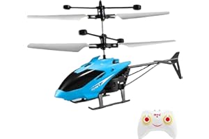 ORTUH RC Helicopter, Rescue Remote Control Helicopter, 2 Channel One-Key Take Off/Landing, Remote Control Helicopters Aircraft, Outdoor Helicopter Model Flying Toy, 2 Channel Alloy Mini-Helicopter