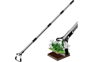 Walensee Hacke Garten Werkzeug Hand Hacke, Garten Hacke, Eisen Griff Action Hacke zum Unkrautjäten Steigbügelhacke Werkzeuge, Hula-Hoe Gartenarbeit Unkrautjäten Kultivator, Unkrautjäten Harke