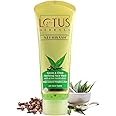Lotus Herbals Neemwash Neem & Clove Purifying Face Wash With Active Neem Slices, Cream
