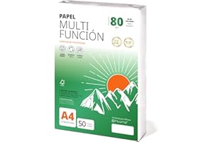 Ofituria Kopierpapier, DIN A4, 80 g/m2, 50 Blatt, Mehrzweckpapier für Laser- und Tintenstrahldrucker, Kopierer, Bürobedarf, Schulbedarf, Packung zu 50 Blatt, 80 g