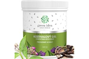 Green idea - Żywokost lekarski żel do masażu - bóle stawów, ścięgien i mięśni - na artretyzm, bóle pleców, kolan i karku - działanie lecznicze - 500 ml