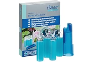 Oase AquaActiv BioKick Premium 51280 Lot de 4 bidons de 20 ML pour 10 000 l - Bactéries filtrantes hautement concentrées pour étangs, étangs de Poisson, étang de Jardin, étang de Piscine
