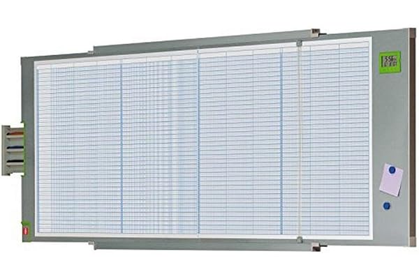 Nobo Performance Plus - Planning Annuel 12 mois, Tableau Magnétique Effaçable à Sec, 1096 x 740 mm (1902387)