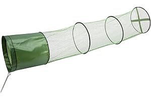 BESPORTBLE Podbierak gumowany, gumowany, siateczka wędkarska, składana siatka na raki, łapacz ryb, uchwyt wędkarski