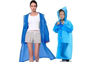 KYNLE Giacche Antipioggia Poncho Pioggia, Poncho Antipioggia per Donna E Uomo, Antipioggia Uomo per Bambini Adulti Ragazzi Ragazze