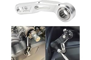 Heigoal Motorrad-Schaltstabilisator Schalthebelhalterung Für YAMAHA MT09 MT-09 Tracer FZ09 FZ-09 FJ-09 FJ09 XSR900 XSR 900 Niken Zubehör-Silver