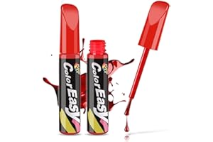 PENRITER 2 Pezzi Penna Ritocco Carrozzeria Rosso, Pennarello Copri Graffi Auto, Ritocco Vernice Auto, Penna Ripara Graffi Carrozzeria Auto, Rimuovi Graffi Auto, Penna per Riparazione Graffi Auto