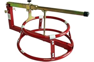 WilTec Herramienta para Montaje desmontaje neumáticos de Motocicleta llanta 431,8-533,4mm (17-21")