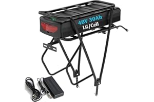 UNIT PACK POWER Batterie 48V 2000W 1500W 1000W - Batterie de vélo électrique avec Porte-Bagages arrière -Litio Batterie Ebike