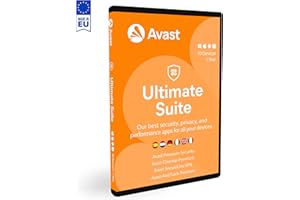 DEISATECH Avast Ultimate 2024 - Antivirenschutz im Paket mit Avast SecureLine VPN und Avast Cleanup Premium - für Windows, macOS, iOS und Android | 10 Geräte | 1 Jahr | PC/Mac | BOX