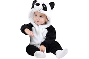 WSLCN Unisexe Bébé Grenouillères Combinaison Barboteuses Déguisement Manteau Capuche Mignon Costume de Enfants Stitch Pyjama Forme Animal