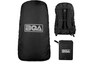 BQA Coprizaino Antipioggia Parapioggia per Zaino (10-70L) Stoccaggio Monopezzo con Copertura a Zaino con Fibbia Regolabile per Escursionismo, Campeggio, Ciclismo