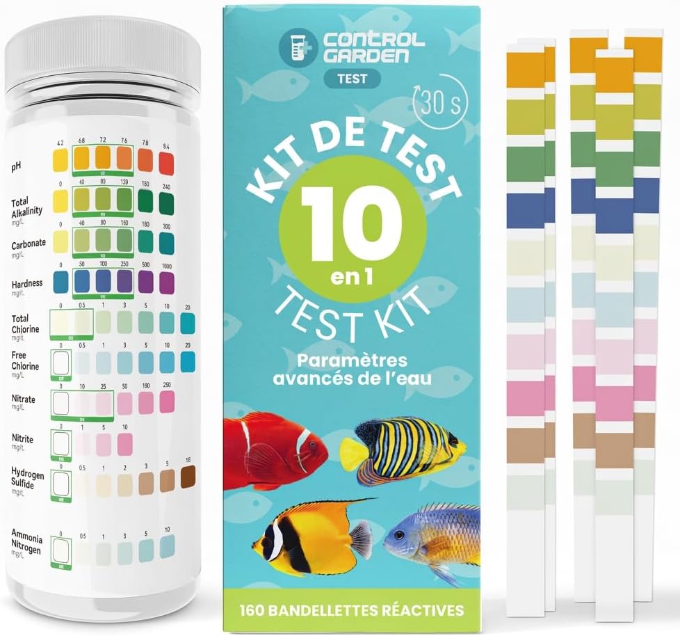 Test Complet & Analyse de Fiabilité : CONTROL GARDEN 160 Bandelettes Test Aquarium