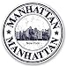 Produktbild 2 x Manhattan New York Vinyl Aufkleber Aufkleber Laptop Reise Gepäck Auto Ipad Schild Fun # 4772 - 25cm/250mm Wide