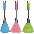 PrettyDate 3 pack Fluffy Microfiber Delicate Kitchen Duster Laptop Keyboard Brush Computer Screen Cleaner Tool Mini Dusting Wand (Blue, Green, Red)