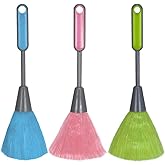 WOVTE 3 Pack Fluffy Microfiber Delicate Kitchen Duster Laptop Keyboard Brush Computer Screen Cleaner Tool Mini Dusting Wand (