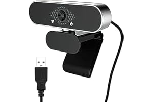 NGUIT HD Webcam for PC 1080P/30fps with Microphone 90°View Computer Camera Noise Canceling for PC MAC Auto Light Correction Plug and Play USB Camera for Live Streaming Video Calling Conferences Gaming