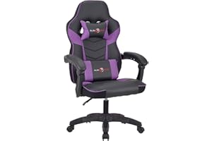 play haha. Sedia da gioco Sedia da ufficio Sedia girevole Sedia da computer Sedia da lavoro Sedia da ufficio Sedia ergonomica Sedia da corsa Sedia in pelle (Viola)