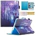 Produktbild iPad Mini 4. Generation Fall, iPad Mini 4 Retina Case, dteck [DREI Schicht] Cabrio [Heavy Duty] Robuste Hybrid Full Body Schutzhülle mit Standfuß für iPad Mini 4 Modell A1538/A1550#05 Purple Forest
