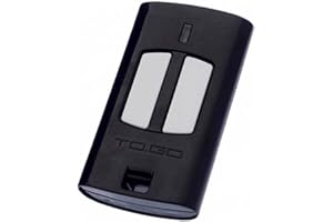 Télécommande de rechange pour Benincà to.Go 2 WV 433 MHz 2 canaux, code roulant, compatible avec toute la série Beninca 433 MHz à code roulant comme T2WV, Cupidon 2, Lot2vcv, Lot2wcvm
