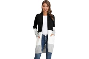 GRACE KARIN Cardigan Donna Elegante Cappotto a Maglia Maniche Lunghe Elegante Colorati