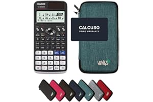 Casio fx-991DE X Classwiz con Custodia Protettiva WYNGS inclusa Turchese - Calcolatrice Scientifica - Pacchetto Base (Tedesco)