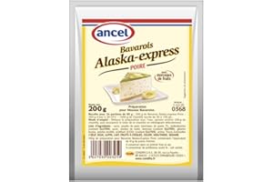 BO TIME Bavarois Alaska Express Chocolat, Framboise, Fraise et Poire 200/Sachet - Livraison Gratuite France (2 sachets, Poire)
