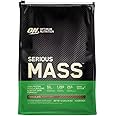 Optimum Nutrition (ON) Serious Mass: High Protein Muscle Building & Weight Gainer Powder, 50 Grams of Protein, Immune Support - Chocolate, 12 Lbs (5.44 KG) pack may vary