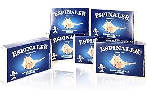 EL PALADAR JAMONERIA & DELICATESSEN PACK CONSERVAS DE CARACOLES DE MAR ESPINALER OL-120 x6 LATAS