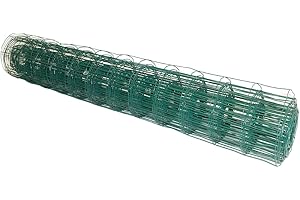 Marko Fencing PVC Green Plastic Coated Metal Garden Fence Mesh (0.9M x 20M)