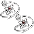 Parnika 925 Top Openable Silver Toe Rings in Pure 92.5 Sterling Silver for Women | Chandi Bichiya Bicchiya | Metti |